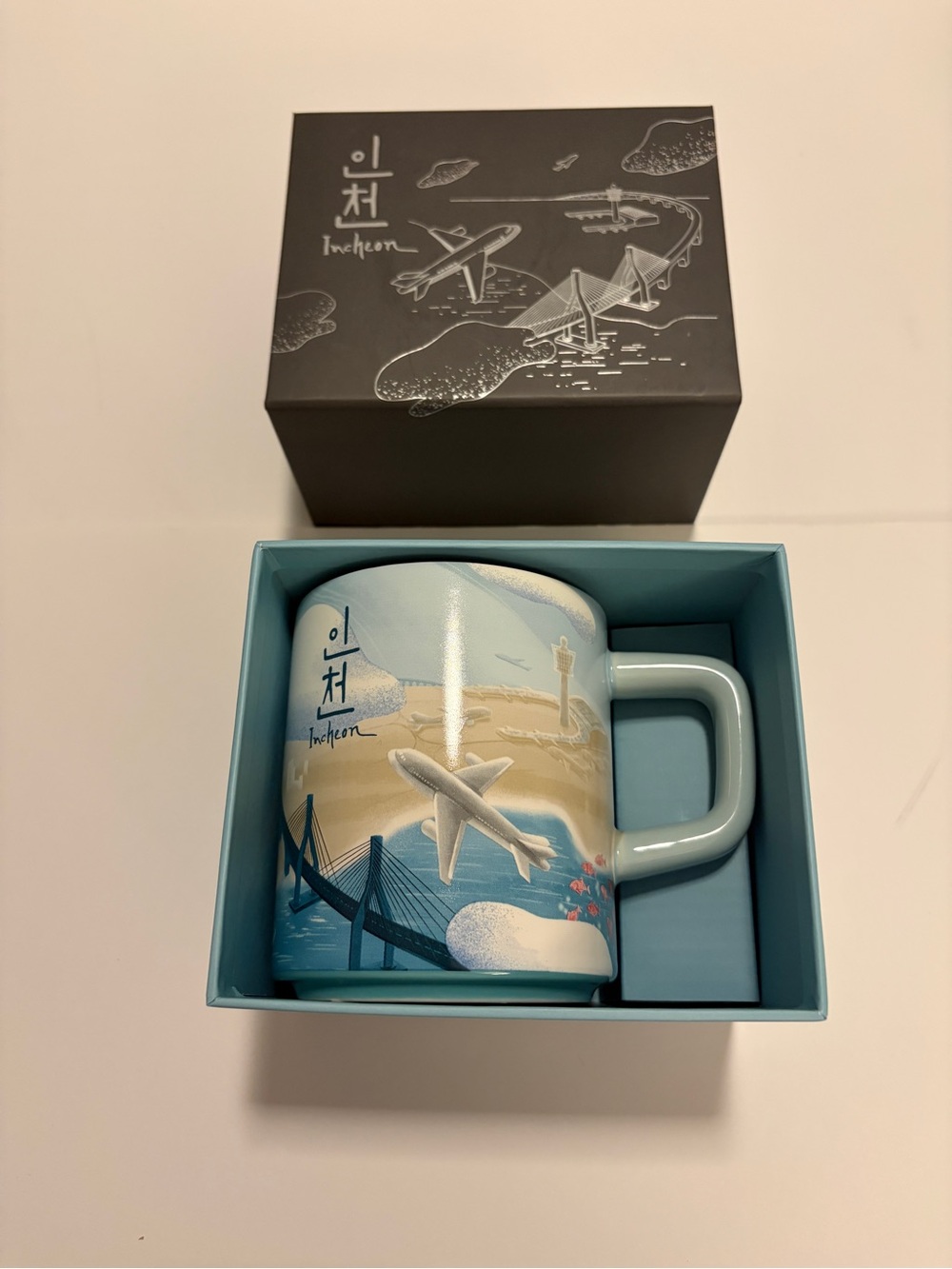 NEW Starbucks Korea Incheon Tour Mug 355ml International Hub Original Box